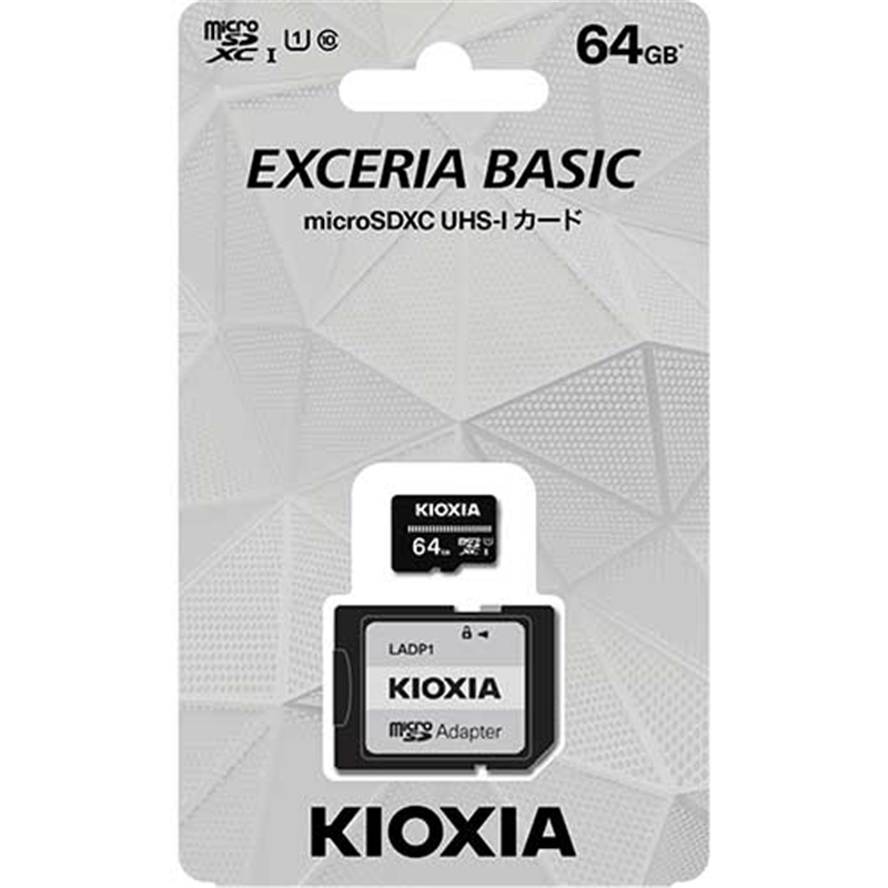 KIOXIA microSDベーシックモデル64GB KCA-MC064GS 1個(ご注文単位1個)【直送品】