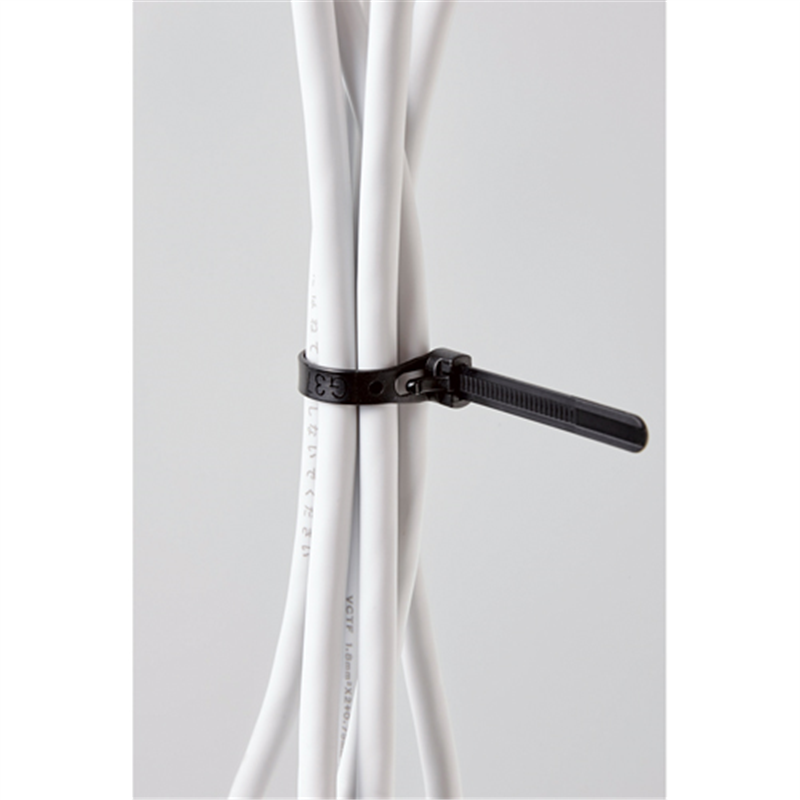 朝日電器 結束リピート 150mm KBR-N150015(BK) 15本 1個（ご注文単位1個）【直送品】