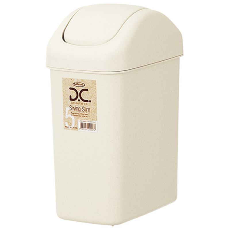 岩崎工業 DCスイングスリム5 6.5L ホワイト 1個(ご注文単位1個)【直送品】