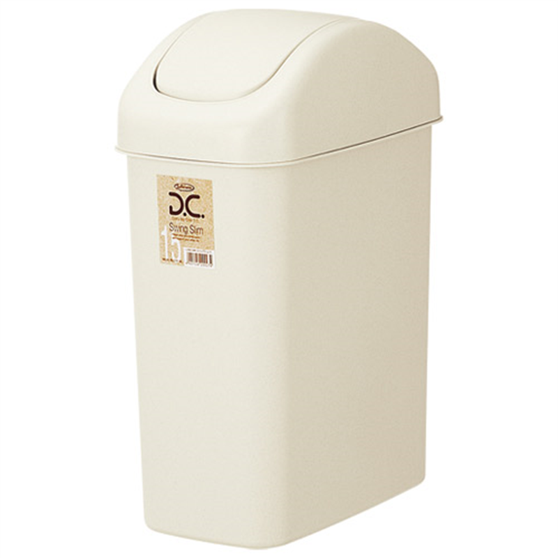 岩崎工業 DCスイングスリム15 17.5L ホワイト 1個(ご注文単位1個)【直送品】