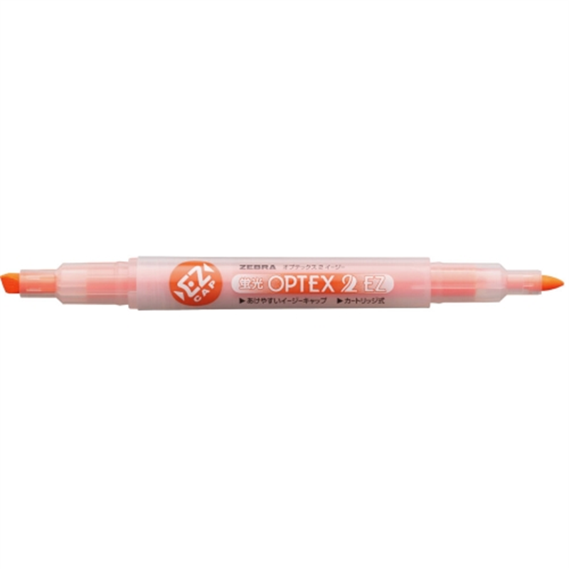 ゼブラ 蛍光オプテックス2 EZ オレンジ WKT11-OR 1個（ご注文単位1個）【直送品】