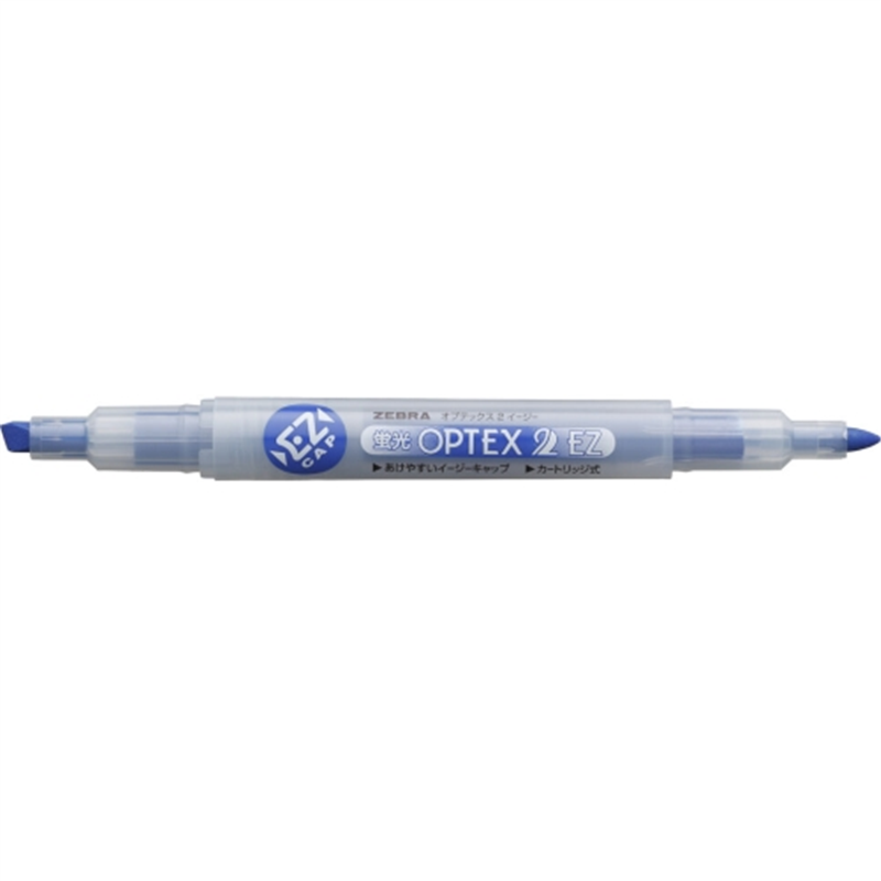 ゼブラ 蛍光オプテックス2 EZ DブルーWKT11-DB 1個（ご注文単位1個）【直送品】