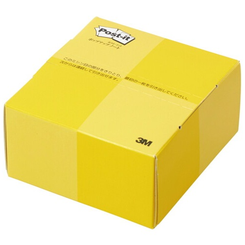 スリーエム ジャパン Post-itポップアップ 紙箱 POP-300Y レモン 1個（ご注文単位1個）【直送品】