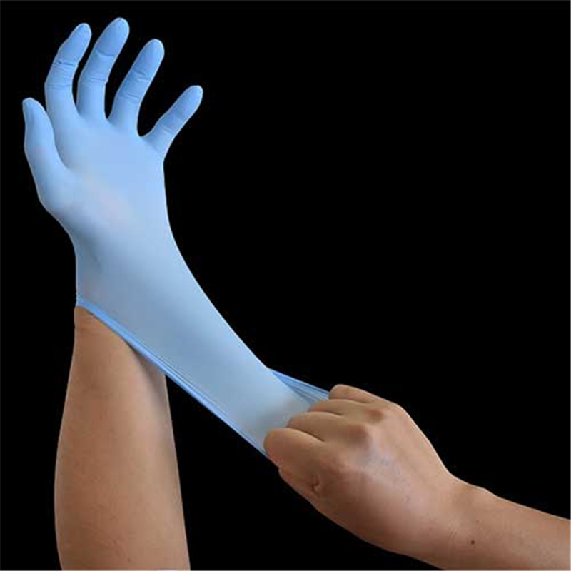 ショーワグローブ 882 ニトリスト・タッチ 100枚 M/ブルー 1個（ご注文単位1個）【直送品】