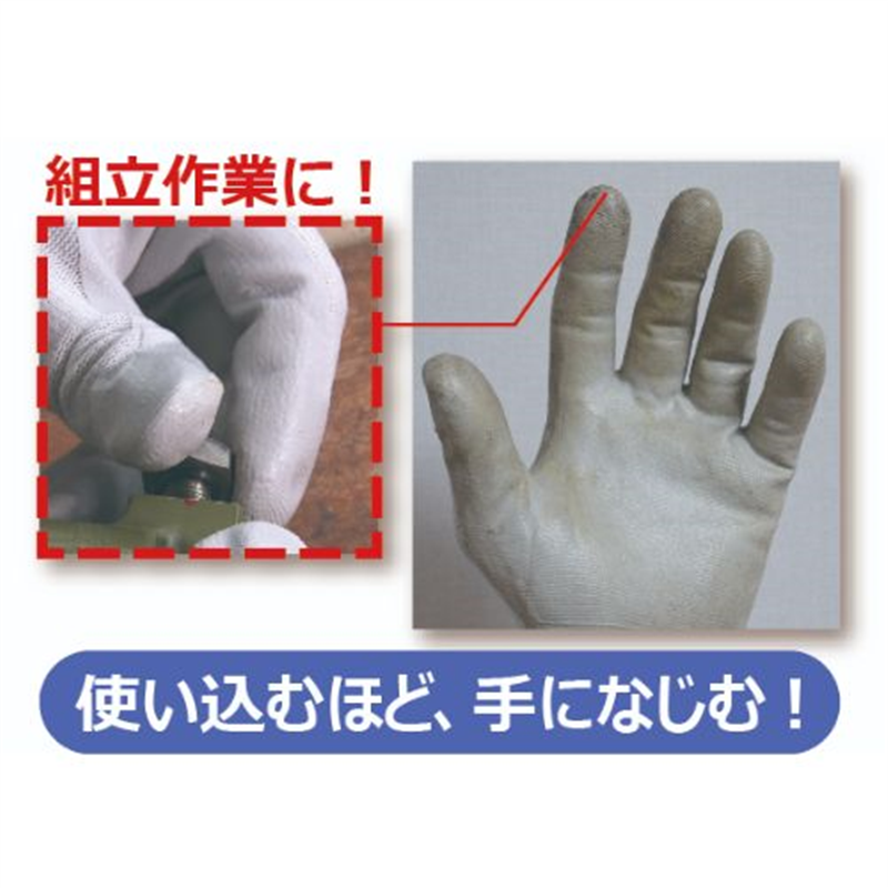 ショーワグローブ 370 組立グリップ LL/グレー 1個(ご注文単位1個)【直送品】