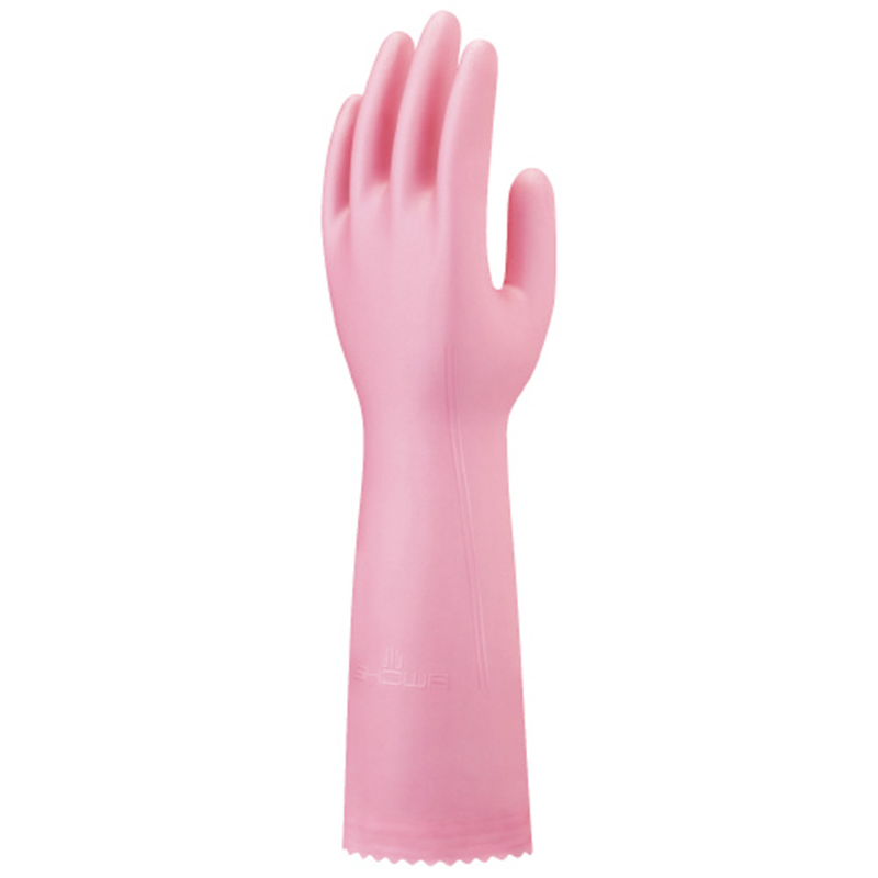 ショーワグローブ さらっとタッチセミロングM パールピンク 1個(ご注文単位1個)【直送品】