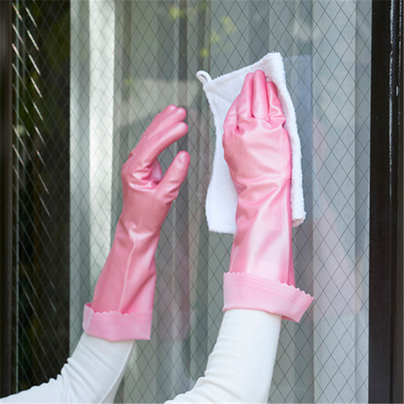 ショーワグローブ さらっとタッチセミロングM パールピンク 1個(ご注文単位1個)【直送品】