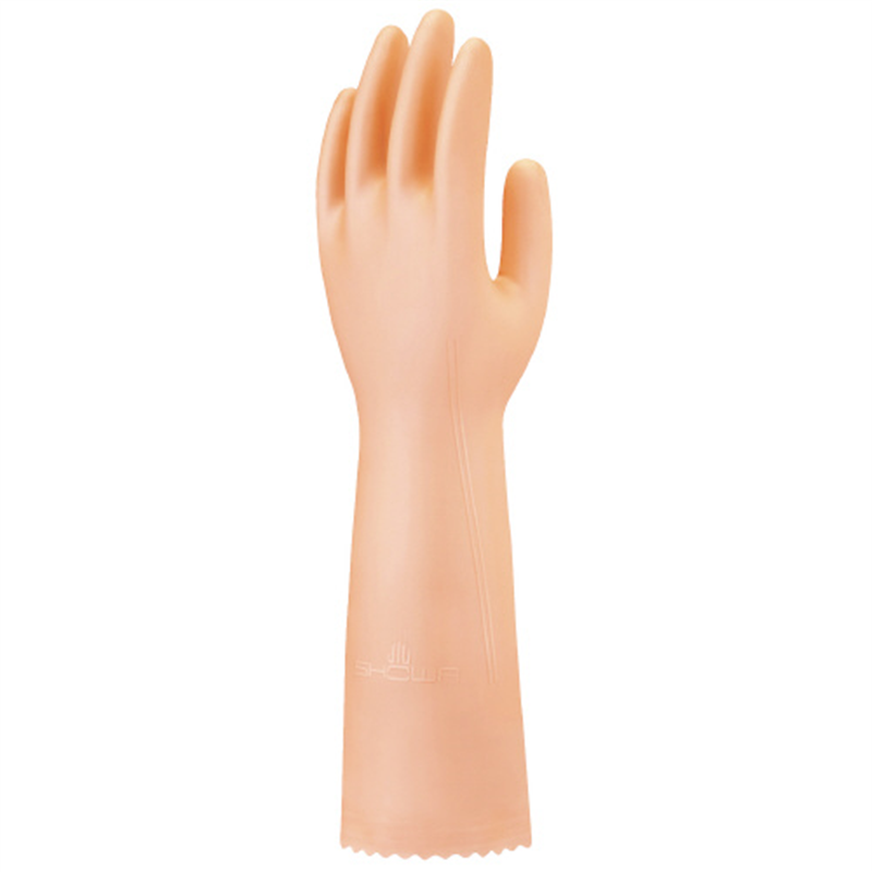 ショーワグローブ さらっとタッチセミロングM パールオレンジ 1個(ご注文単位1個)【直送品】