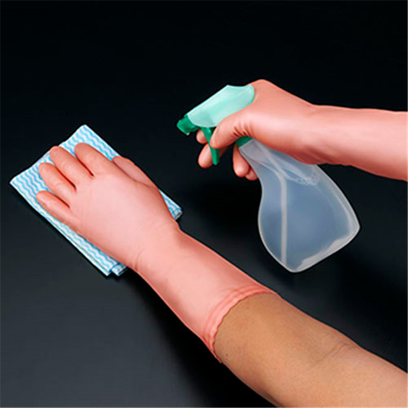 ショーワグローブ さらっとタッチセミロングL パールオレンジ 1個(ご注文単位1個)【直送品】