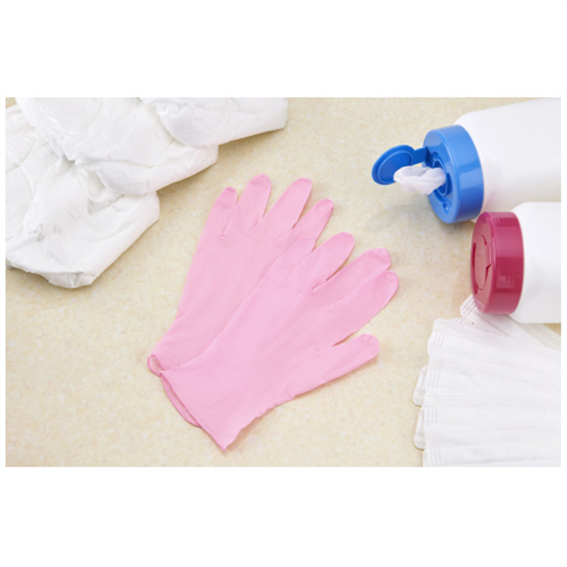 ショーワグローブ ニトリスト・ピンク No.8850 L 100枚入 1個(ご注文単位1個)【直送品】