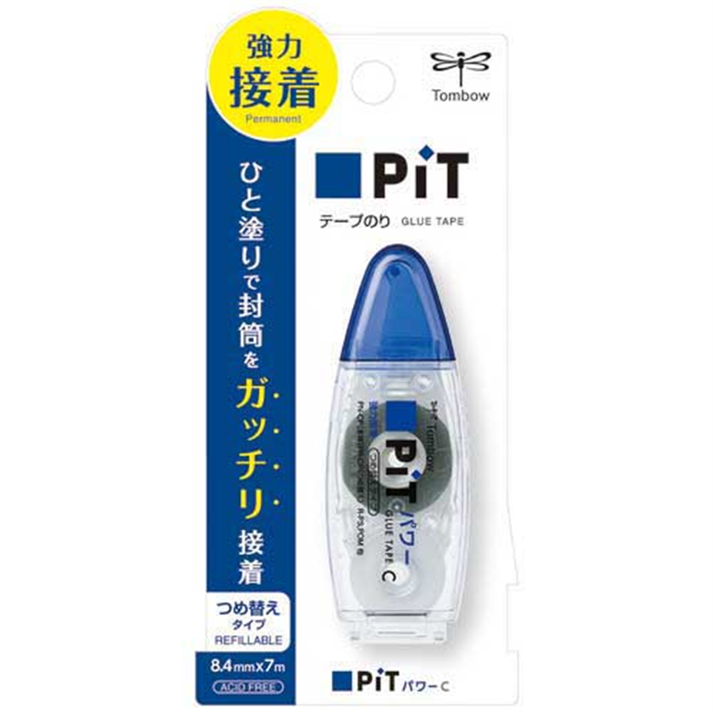 トンボ鉛筆 テープのりピットパワーCスタンダードPN-CP 1個(ご注文単位1個)【直送品】