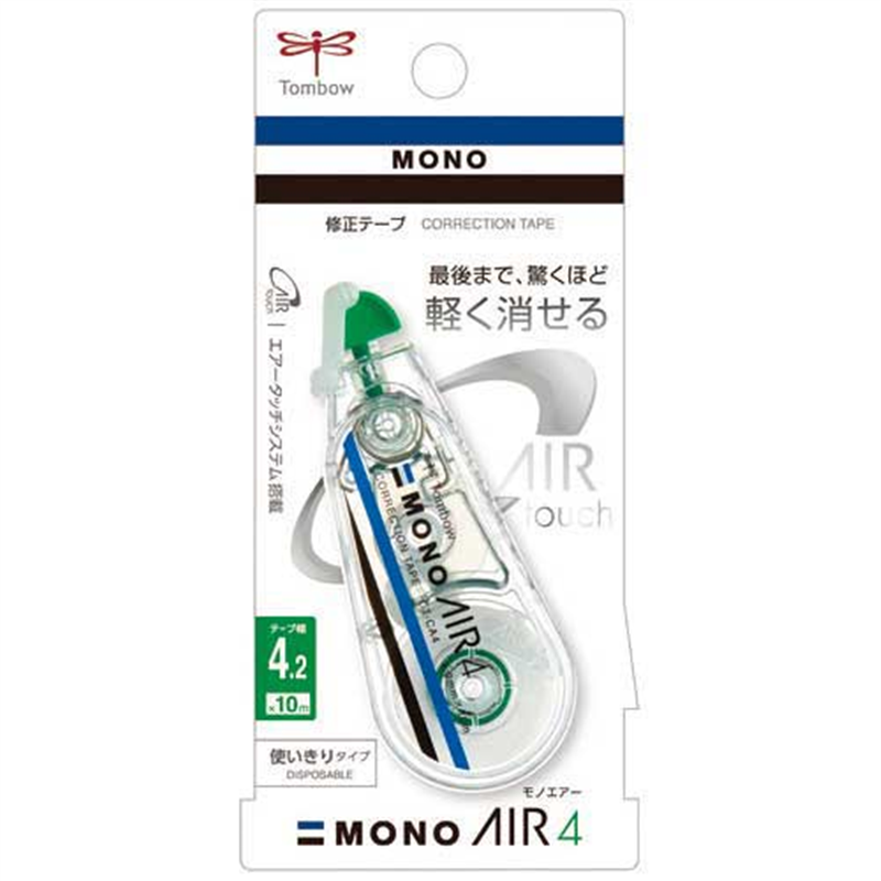 トンボ鉛筆 修正テープ モノエアー4 CT-CA4 1個（ご注文単位1個）【直送品】