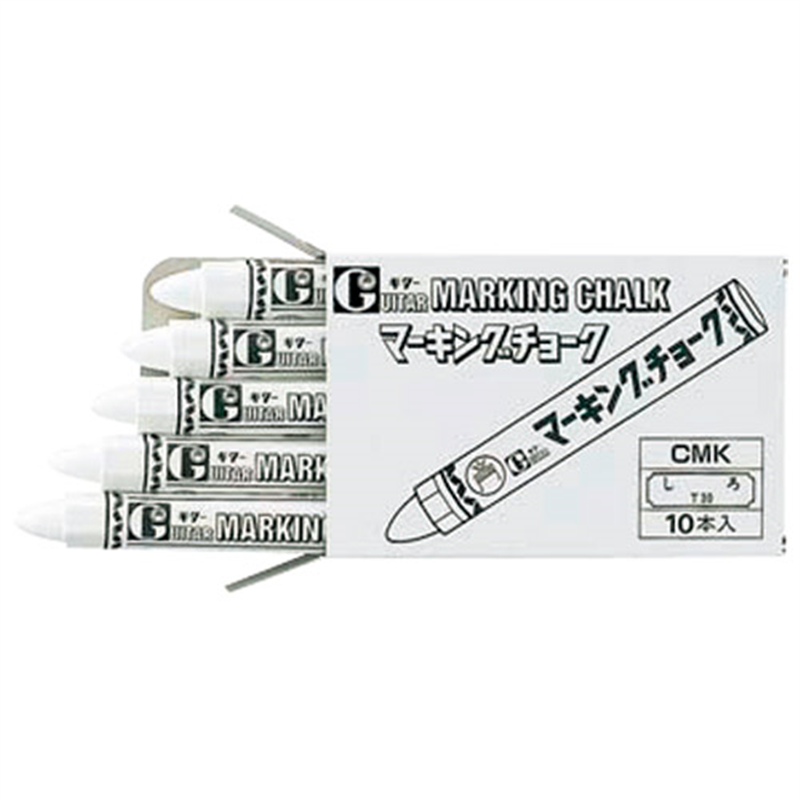 寺西化学工業 マーキングチョーク白 10本 B-CMK-T30 1個(ご注文単位1個)【直送品】