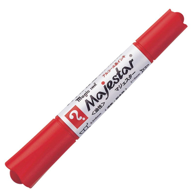 寺西化学工業 マジックインキマジェスター MMJ50-T2 赤 1個（ご注文単位1個）【直送品】