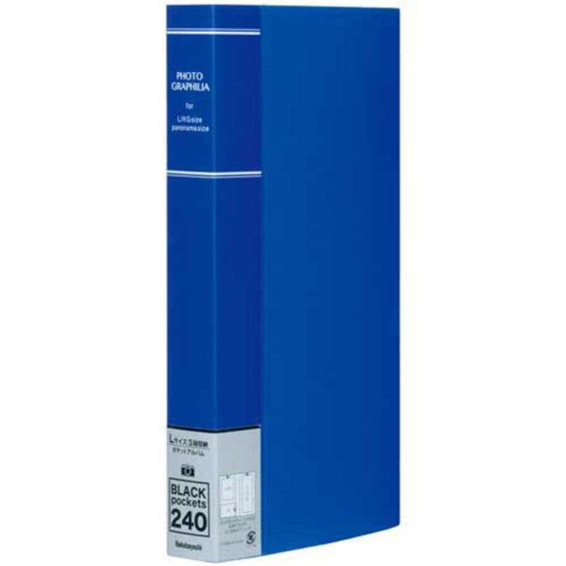 ナカバヤシ フォトグラフィリア ブルー PHL-1024-B 1個（ご注文単位1個）【直送品】