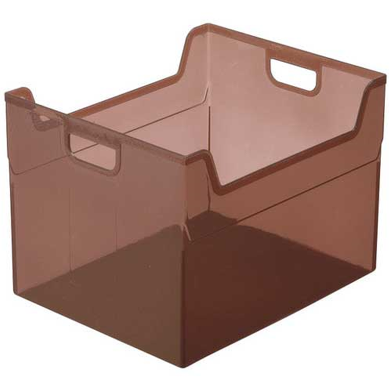 ナカバヤシ ボックスFキャパティ FB-E5-CSN クリアBR 1個（ご注文単位1個）【直送品】