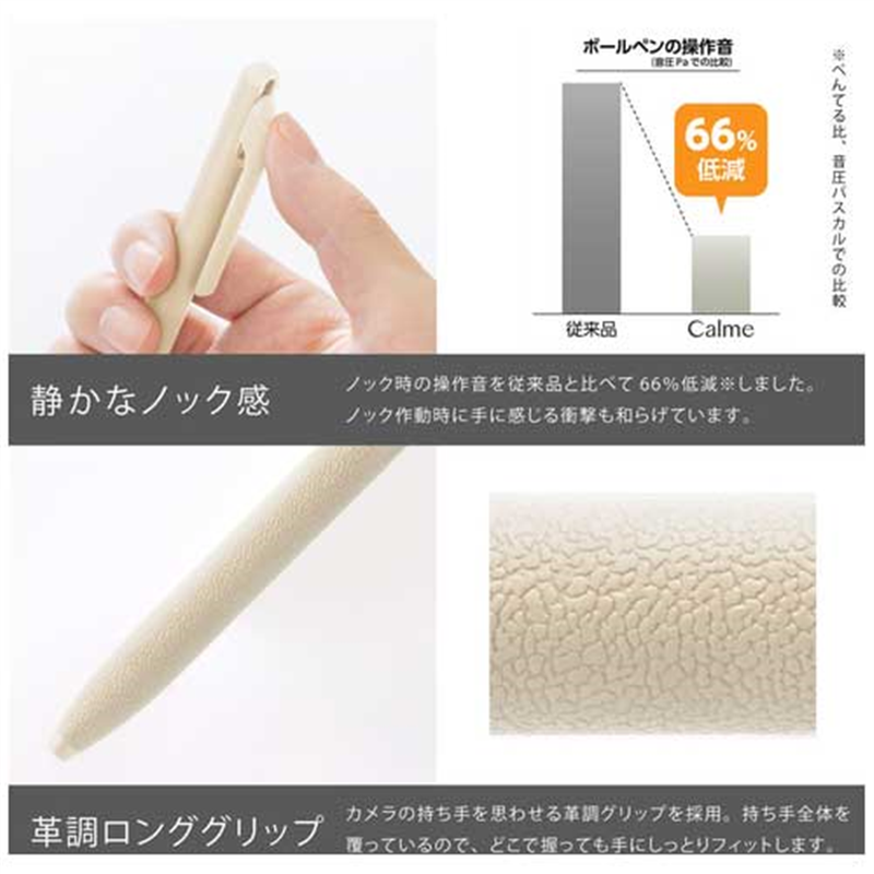 ぺんてる Calmeカルム0.7ベージュ軸黒BXA107H-A 1個(ご注文単位1個)【直送品】