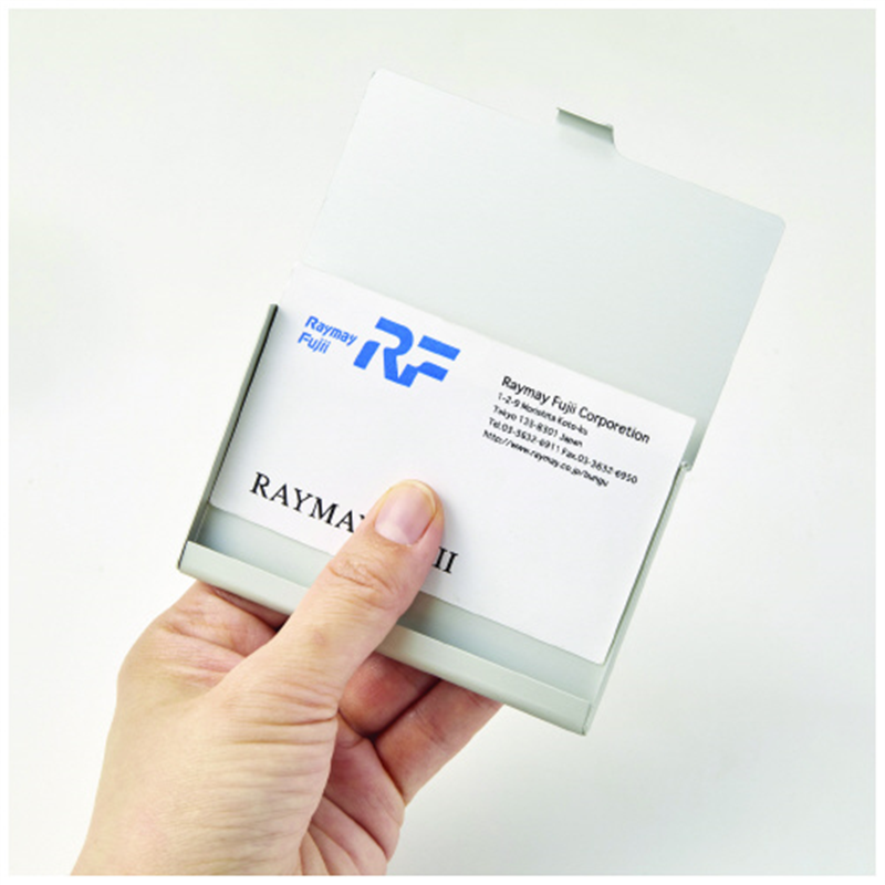 レイメイ藤井 アルミカードケース 25枚収納 CHA1056S 1個(ご注文単位1個)【直送品】