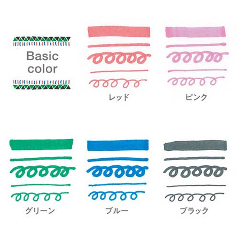 三菱鉛筆 プロパスウインドウベーシック5色セット 1個(ご注文単位1個)【直送品】