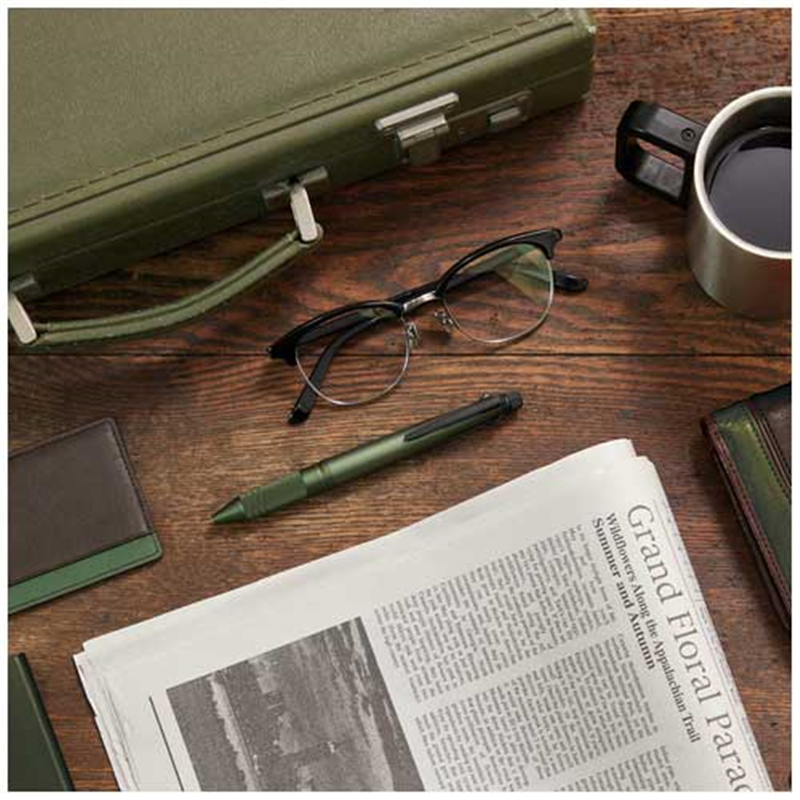 三菱鉛筆 ジェットストリーム4&1メタル Dグリーン 1個（ご注文単位1個）【直送品】