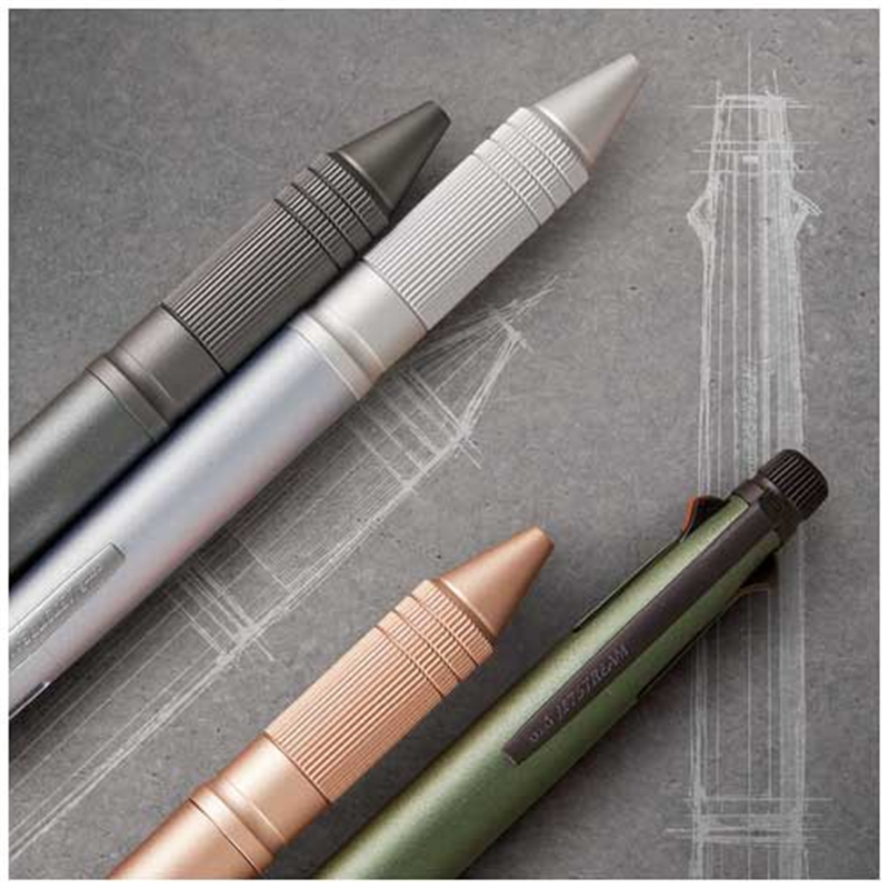 三菱鉛筆 ジェットストリーム4&1メタル ガンメタ 1個(ご注文単位1個)【直送品】