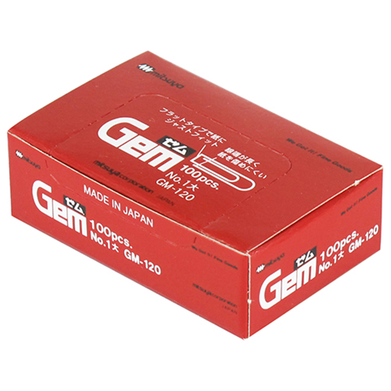 ミツヤ ゼムクリップ GM-120 大 100本 1個(ご注文単位1個)【直送品】