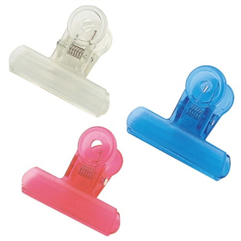 ミツヤ 目玉クリップ PCC-01P アクア 中 3本 1個(ご注文単位1個)【直送品】