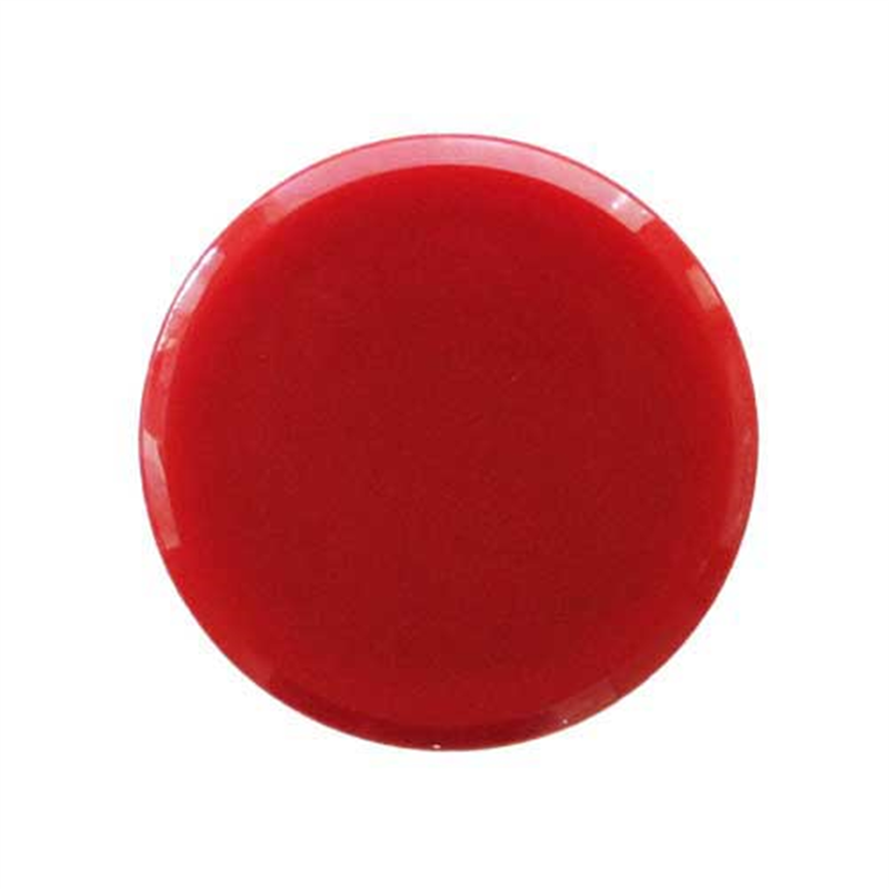 ミツヤ カラーマグネット MR-50 赤 50mm 10個/箱(ご注文単位1箱)【直送品】