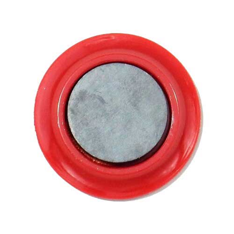 ミツヤ カラーマグネット MR-50 赤 50mm 10個/箱(ご注文単位1箱)【直送品】