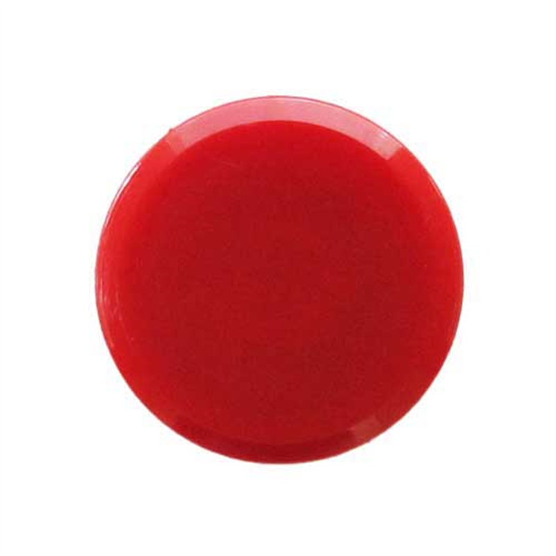 ミツヤ カラーマグネット MR-40 赤 40mm 10個/箱（ご注文単位1箱）【直送品】