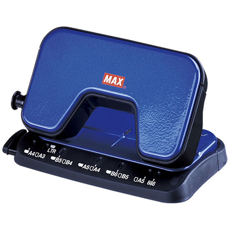 マックス 軽あけパンチSCOOVA DP-15T/B 青 DP90124 1個（ご注文単位1個）【直送品】