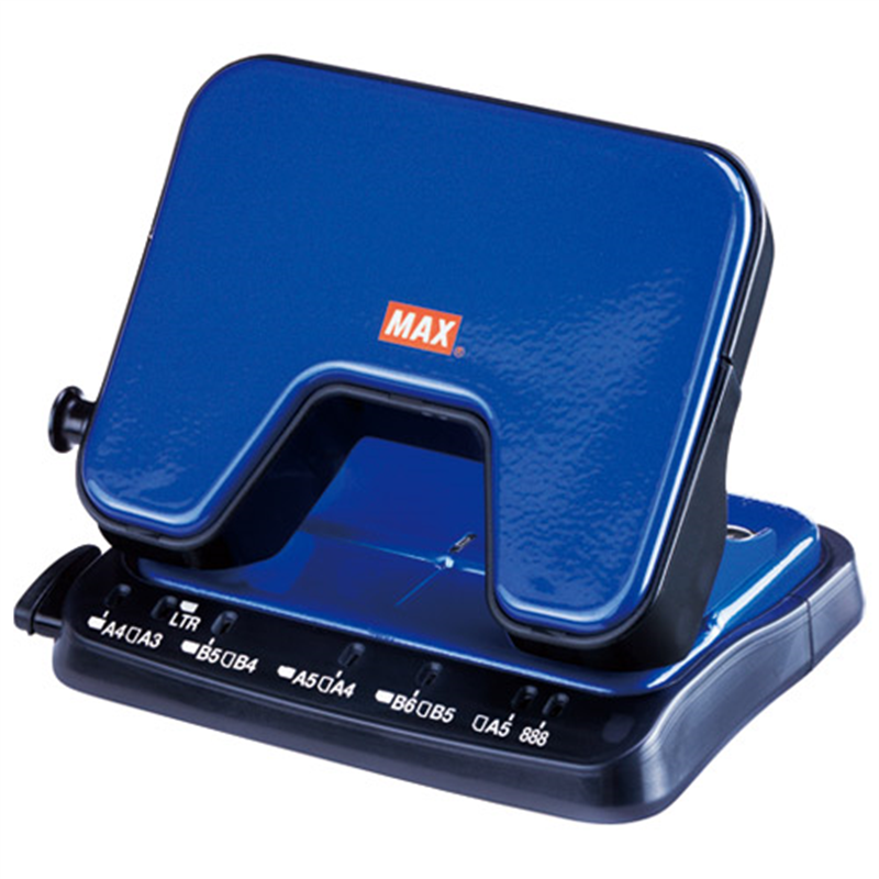 マックス 軽あけパンチSCOOVA DP-25T/B 青 DP90128 1個（ご注文単位1個）【直送品】