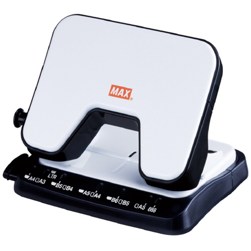マックス 軽あけパンチSCOOVA DP-25T/W 白 DP90132 1個（ご注文単位1個）【直送品】