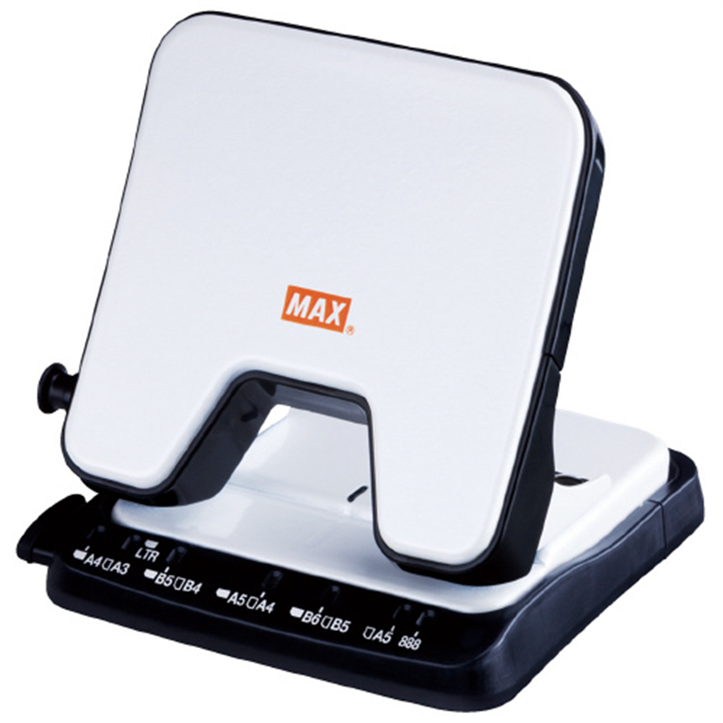 マックス 軽あけパンチSCOOVA DP-35T/W 白 DP90134 1個（ご注文単位1個）【直送品】