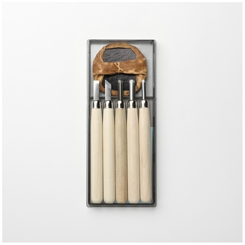 義春刃物 マルイチ彫刻刀 R-5 プラケース5本組 1個（ご注文単位1個）【直送品】