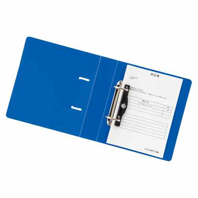 LIHITLAB D型リングファイル A4S 赤 G2290-3 1個（ご注文単位1個）【直送品】