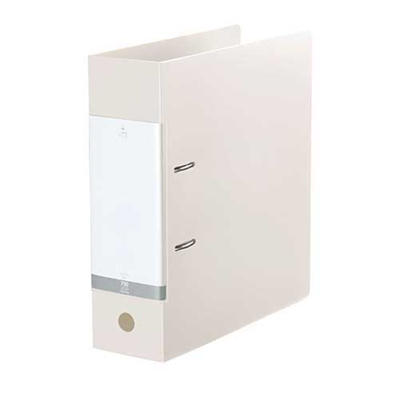 LIHITLAB D型リングファイル A4S G2290-0 白 1個（ご注文単位1個）【直送品】