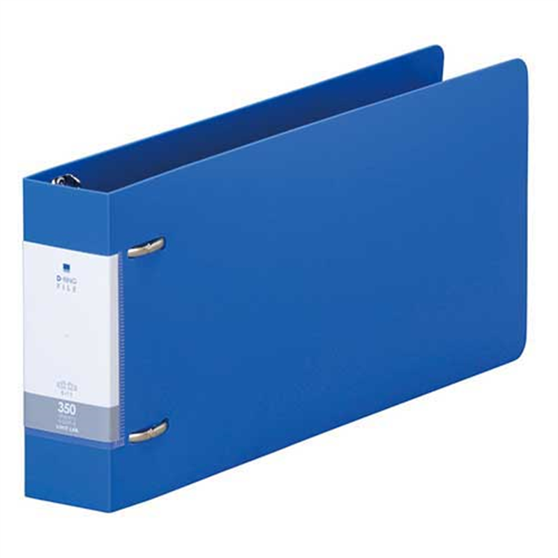 LIHITLAB D型リングファイルG2239-8 統一伝票 青 1個（ご注文単位1個）【直送品】