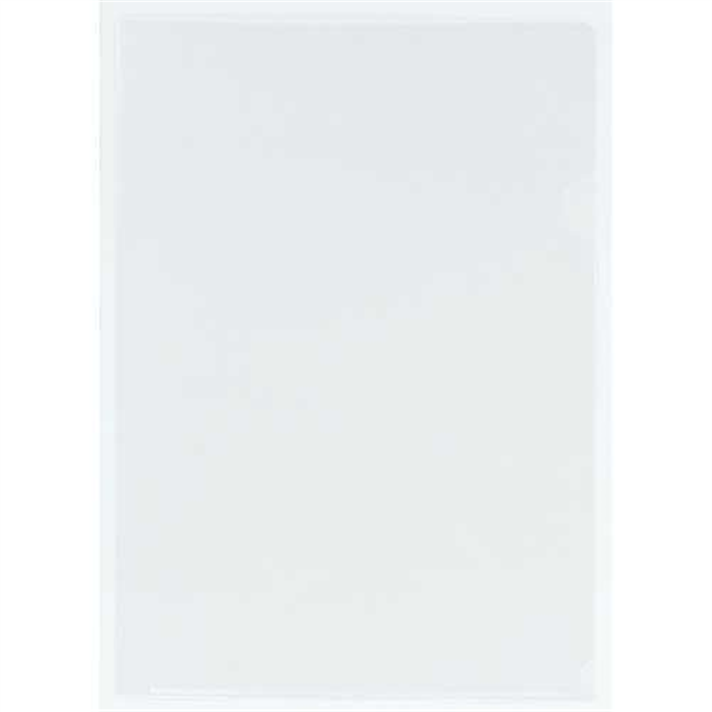 LIHITLAB クリヤーホルダー G6100-1 A4 乳白 100枚 1個（ご注文単位1個）【直送品】