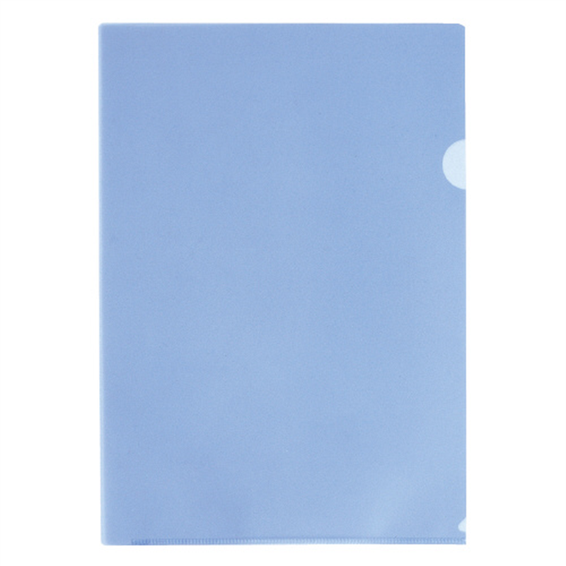 LIHITLAB クリヤーホルダー G6100-20 A4 青 100枚 1個（ご注文単位1個）【直送品】