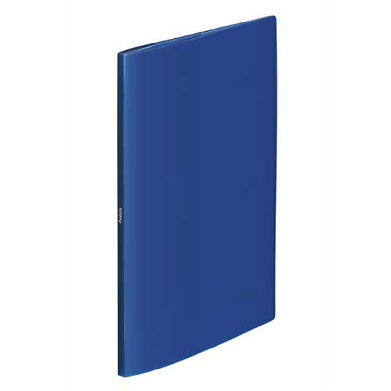 LIHITLAB クリヤーブック10P N-8100-11 青 1個（ご注文単位1個）【直送品】