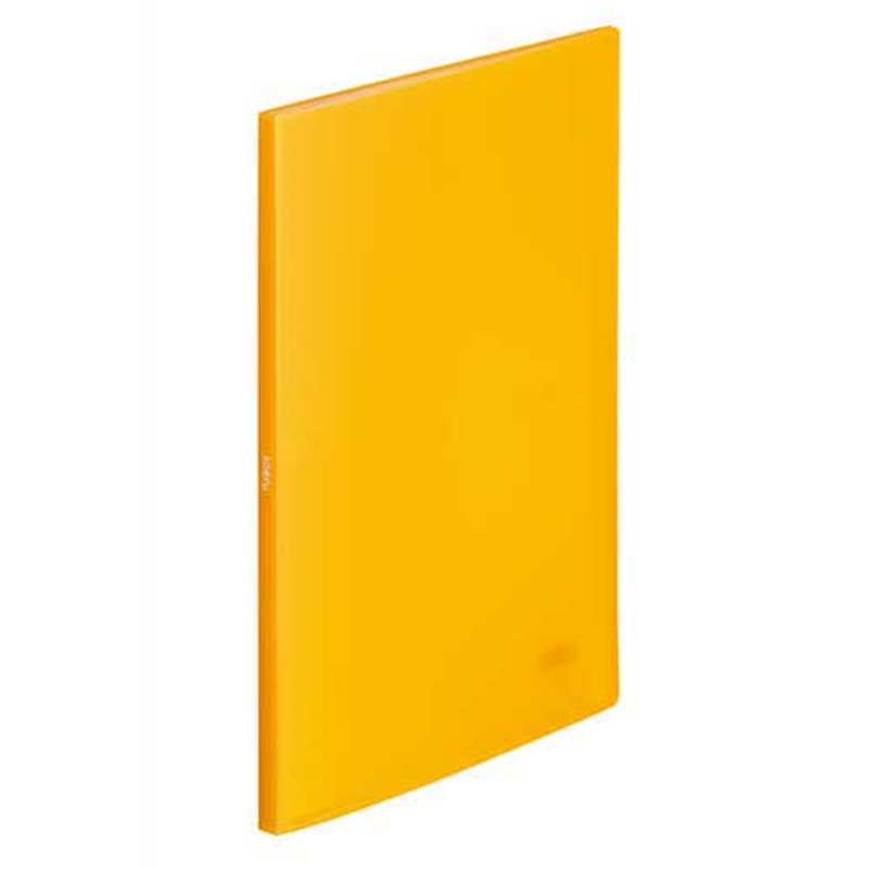 LIHITLAB クリヤーブック20P N-8101-4 橙 1個（ご注文単位1個）【直送品】