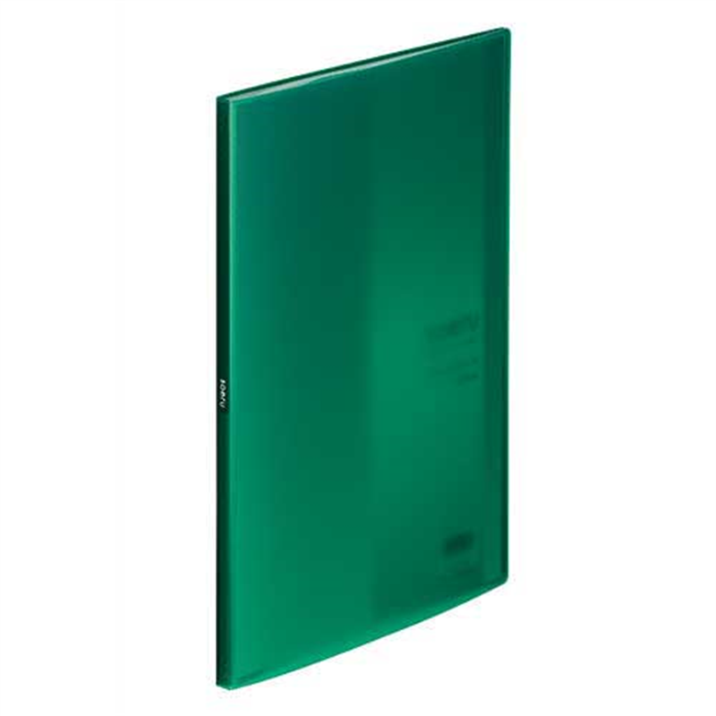 LIHITLAB クリヤーブック20P N-8101-7 緑 1個（ご注文単位1個）【直送品】