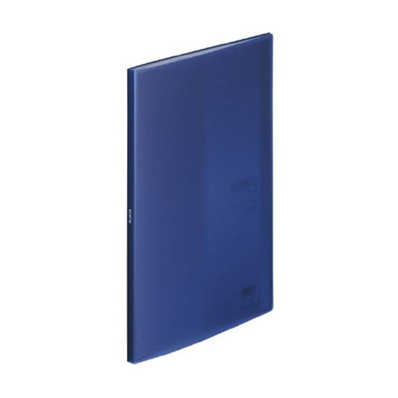 LIHITLAB クリヤーブック20P N-8101-11 青 1個（ご注文単位1個）【直送品】