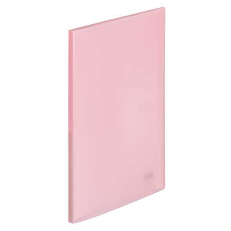 LIHITLAB クリヤーブック20P N-8101-12 桃 1個（ご注文単位1個）【直送品】