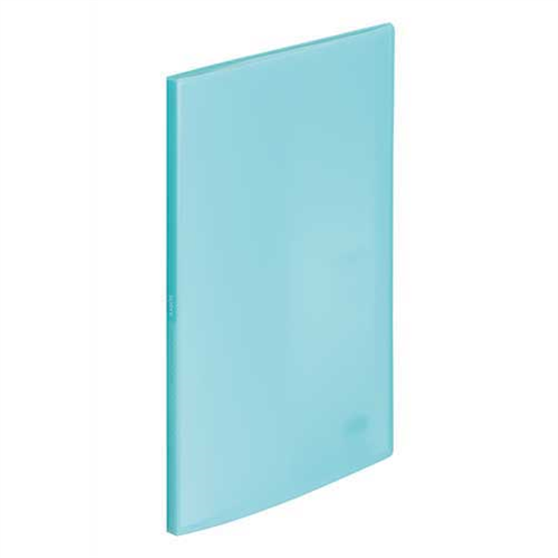 LIHITLAB クリヤーブック20P N-8101-14 水 1個（ご注文単位1個）【直送品】