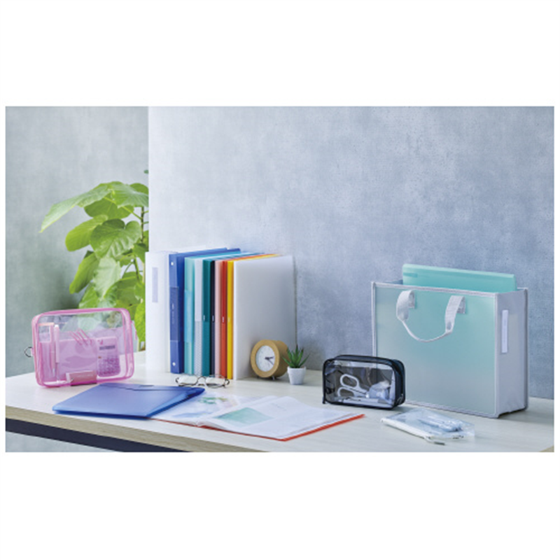 LIHITLAB クリヤーブック20P N-8101-14 水 1個(ご注文単位1個)【直送品】