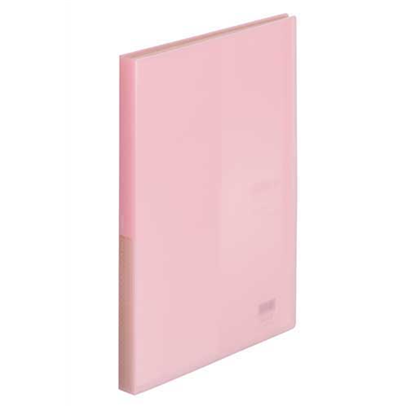 LIHITLAB クリヤーブック40P N-8102-12 桃 1個（ご注文単位1個）【直送品】