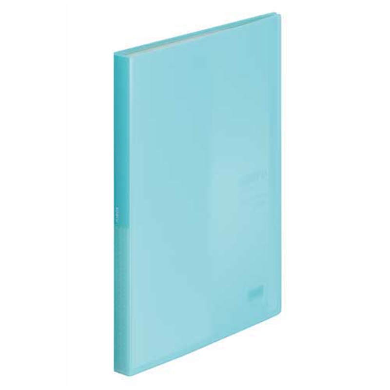 LIHITLAB クリヤーブック40P N-8102-14 水 1個（ご注文単位1個）【直送品】