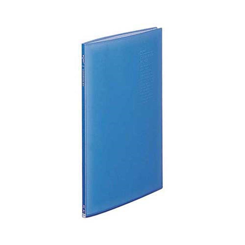 LIHITLAB クリヤーブック20P G3132-8 B4LS ブルー 1個（ご注文単位1個）【直送品】